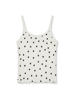 Trilla pointella top Dot Aop Vanilla Ice Mads Nørgaard 